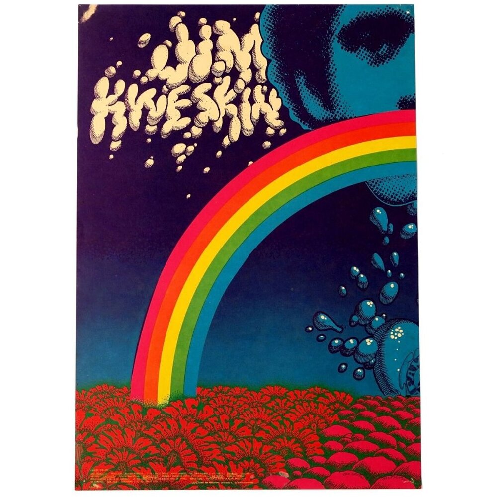 1967 Jim Kweskin FD-95 Poster by Griffin & Moscoso – Family Dog Psychedelia